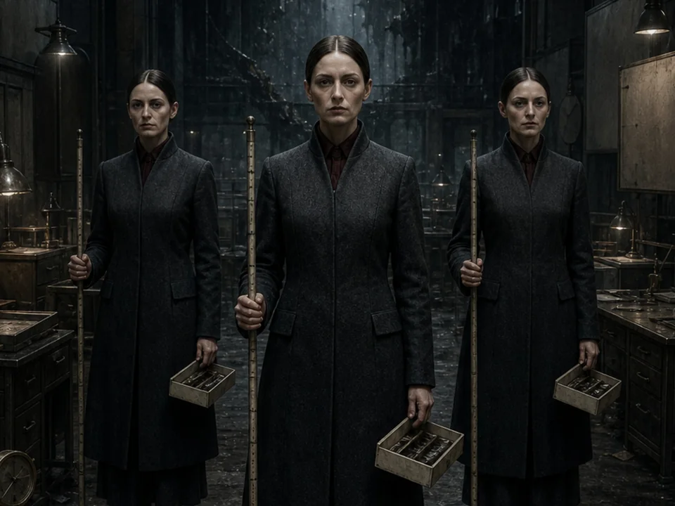 Rulebook illustration of the officials of the Void Census